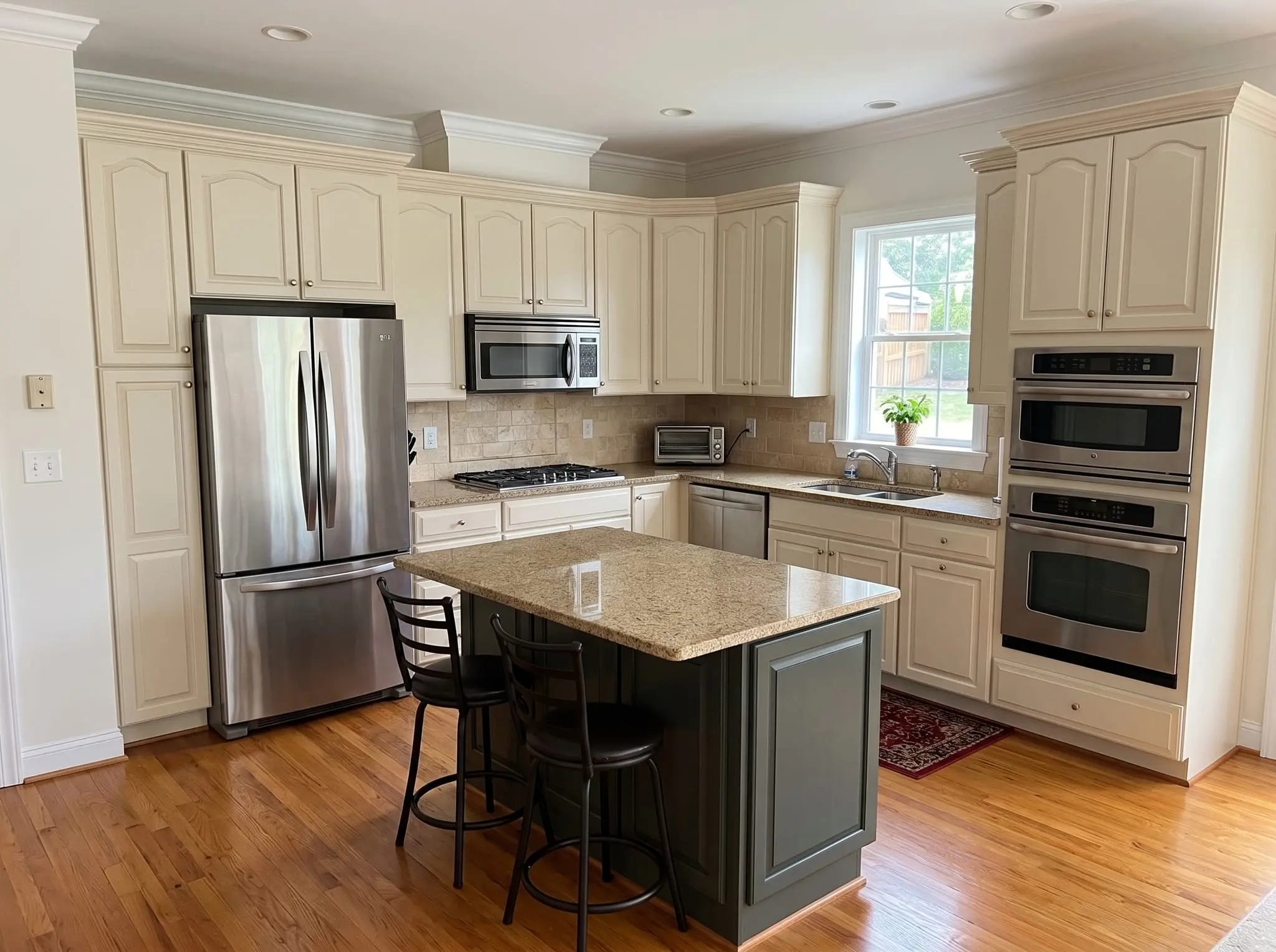 Cabinets · Natural Cream + Kendall Charcoal